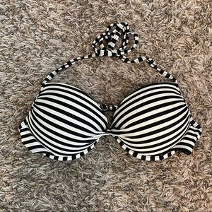 Target xhilaration striped bikini top